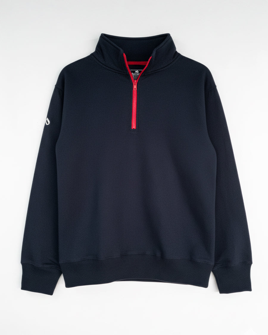 Buzo cuello alto Elite - Azul oxford