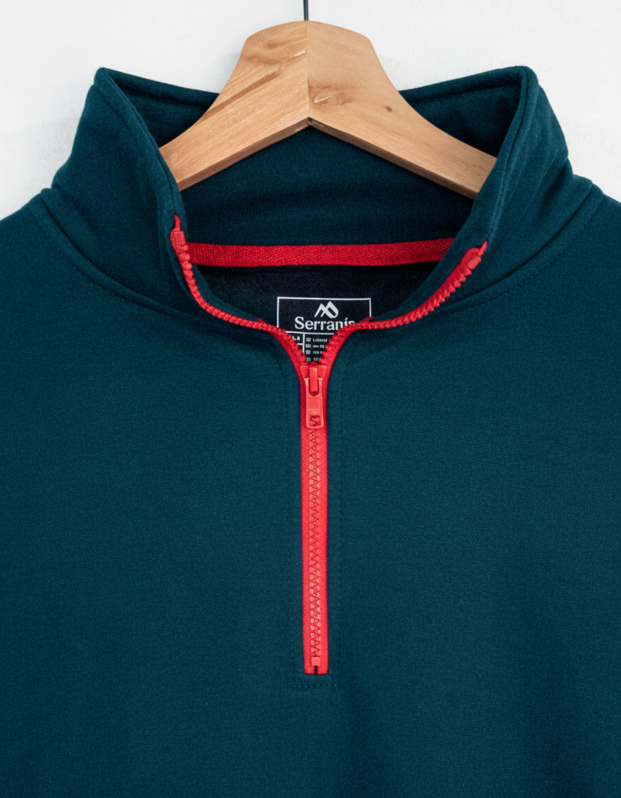 Buzo cuello alto Elite - Azul Serranía