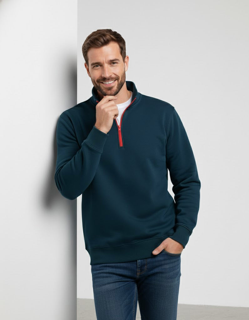 Buzo cuello alto Elite - Azul Serranía