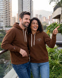 Buzo Unisex con Capota Café Frailejón Escudo