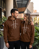 Buzo Unisex con Capota Café Palmera