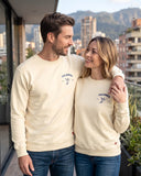 Buzo Unisex Marfil Colibrí Escudo