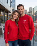 Buzo Unisex Rojo  Colibrí Escudo