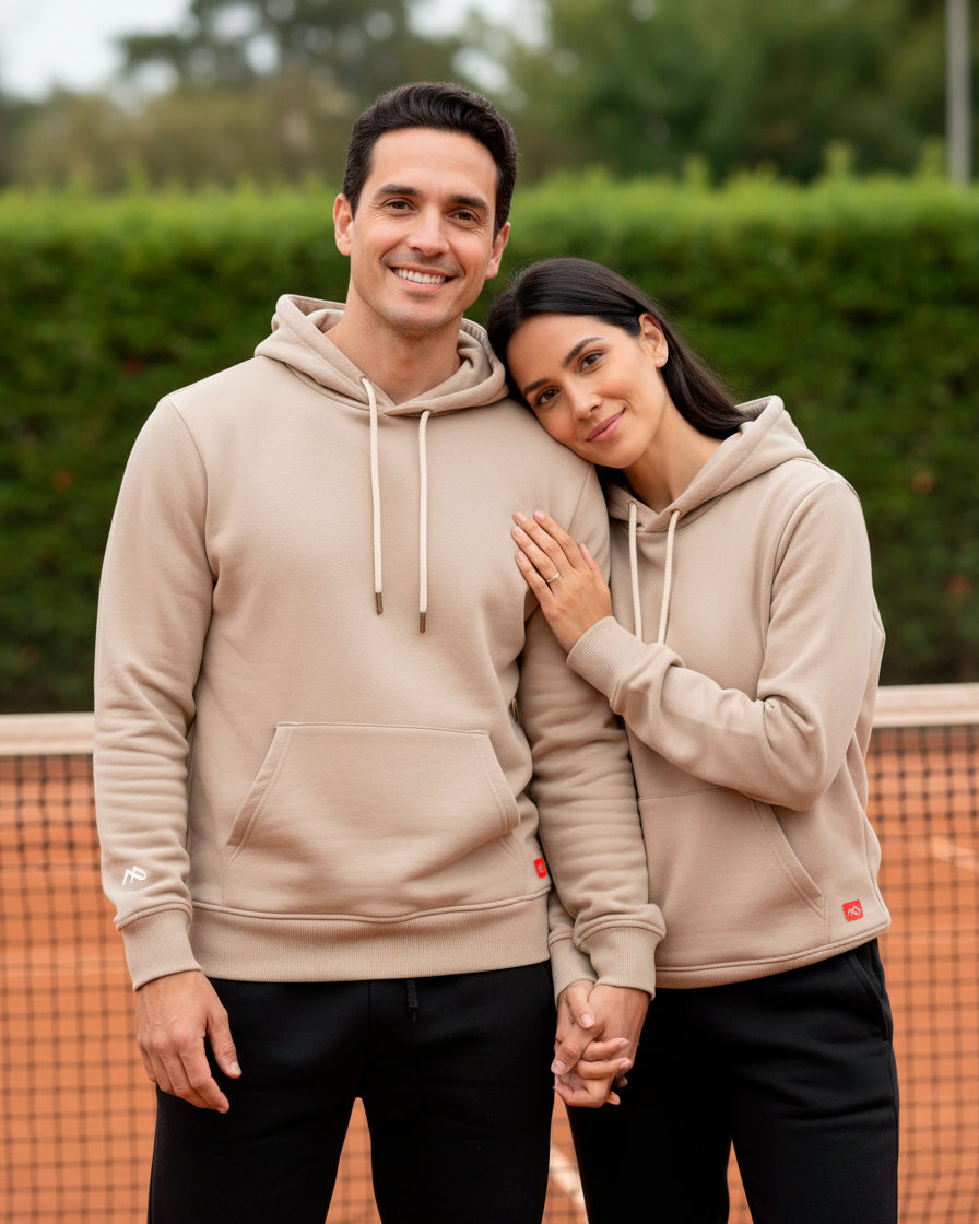 Buzo con Capota Beige Desert