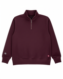 Buzo cuello alto hombre Vinotinto Burdeos