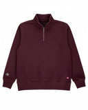 Buzo cuello alto mujer Vinotinto Burdeos