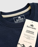 Buzo Unisex Azul Oxford  Colibrí Escudo