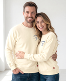 Buzo Unisex Marfil Colibrí Escudo