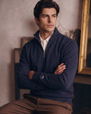 Buzo cuello alto hombre Azul Oxford