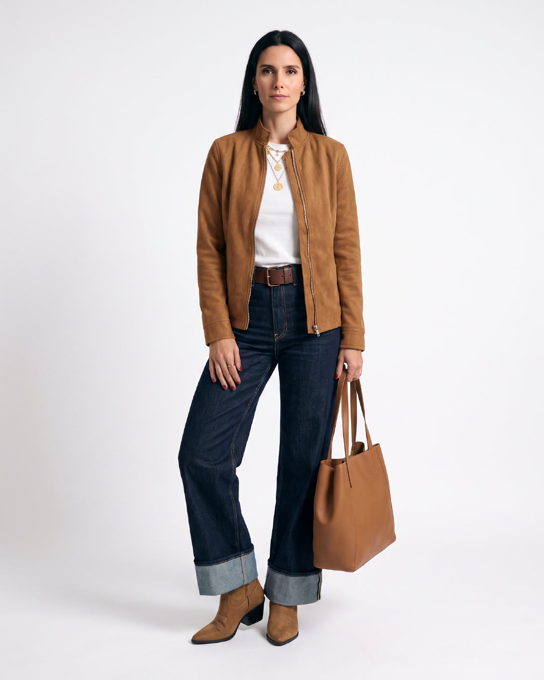 Chaqueta Cambridge Camel Mujer