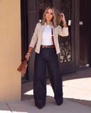 Chaqueta Cambridge Marfil Mujer