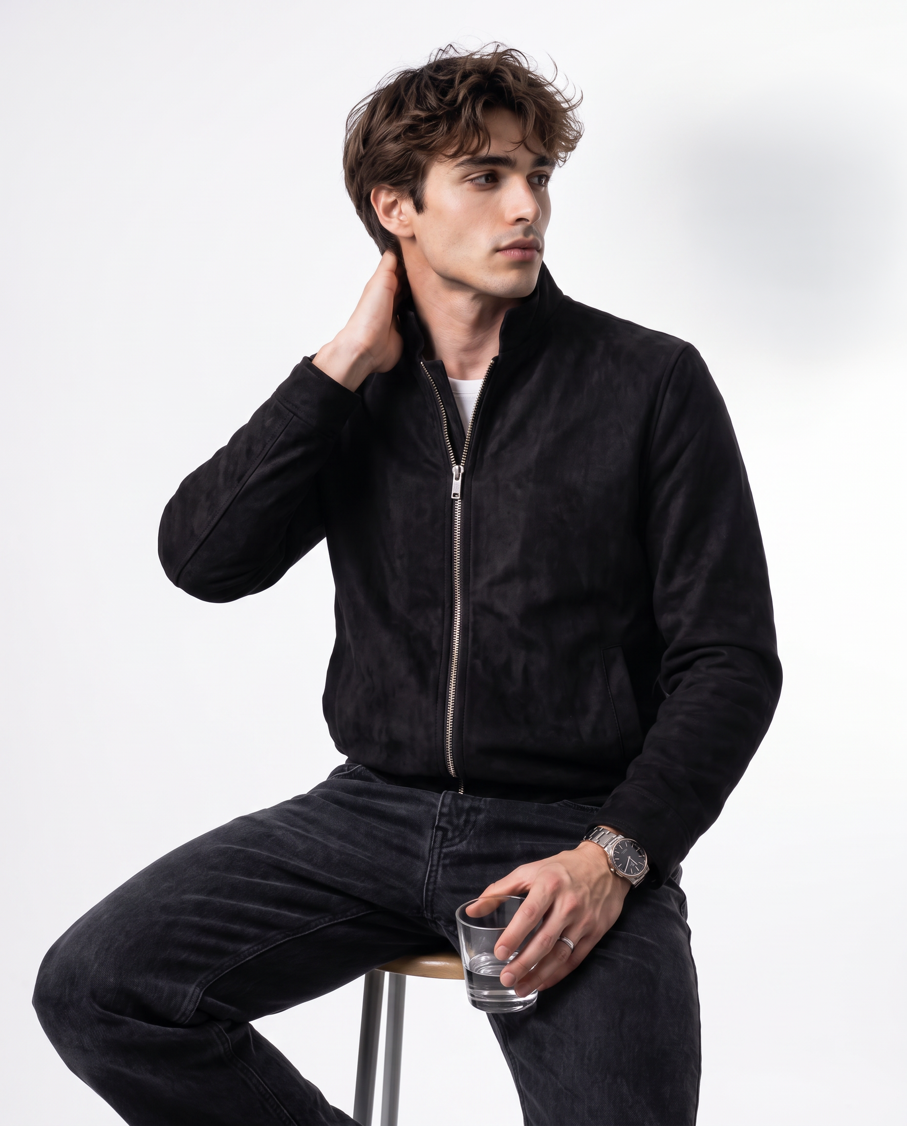 Chaqueta Cambridge Negro Hombre