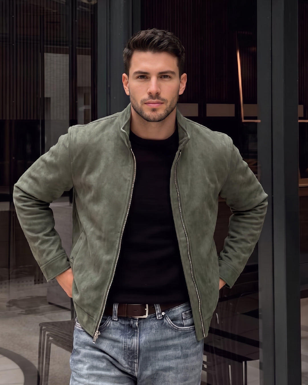 Chaqueta Cambridge Verde Hombre