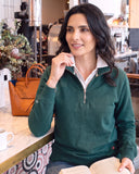 Buzo Cuello alto Mujer Verde Hoja