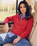 Buzo Cuello alto Mujer Rojo