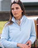 Buzo Cuello alto Mujer Azul Celeste