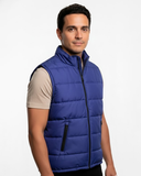 Chaleco azul monarca