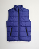 Chaleco azul monarca