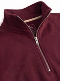Buzo cuello alto mujer Vinotinto Burdeos