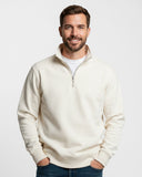 Buzo cuello alto hombre Marfil