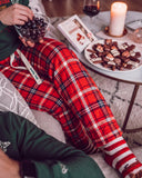 Pantalón de pijama Navideño Unisex Rojo Bandera