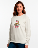 Buzo Navidad Unisex Marfil Merry Christmas