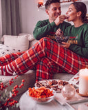 Pantalón de pijama Navideño Unisex Rojo Bandera