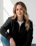 Buzo Cuello alto Mujer Negro