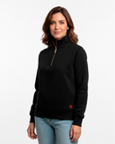 Buzo Cuello alto Mujer Negro