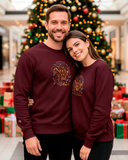 Buzo Navidad Unisex Vinotinto - Noche de Paz