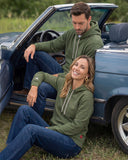 Buzo con Capota Verde Olive