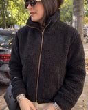 Chaqueta Sherpa Negro