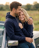 Buzo con Capota Azul Oxford