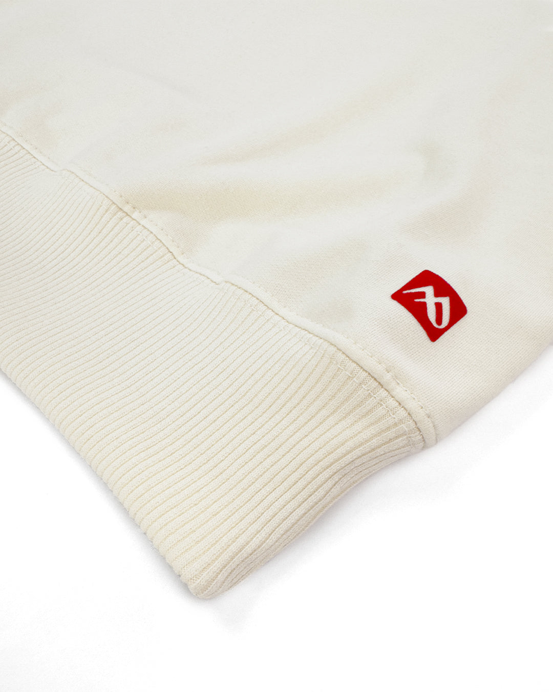 Buzo cuello alto hombre Marfil