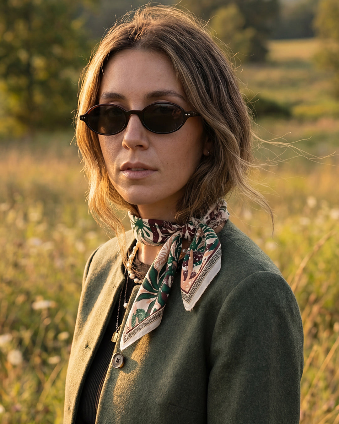 Pack de 2 Pañoletas Mediana (70x70cm) / Guacamaya + Reino de coral