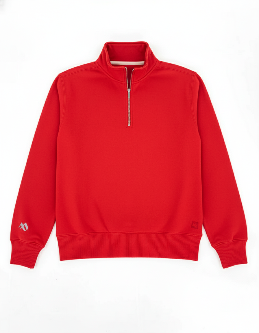 Buzo Cuello alto Mujer Rojo