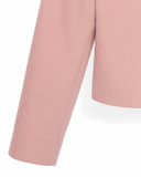 Blazer en Paño Cropped Rosa